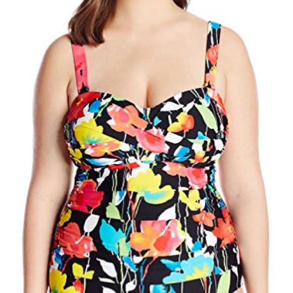 anne cole plus size tankini